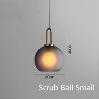 Suspension Loft en verre design | Marco Lucetti A - Fumé