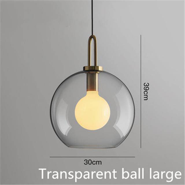Suspension Loft en verre design | Marco Lucetti c - Transparent