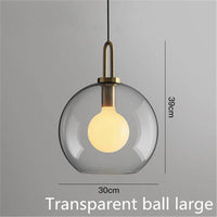 Suspension Loft en verre design | Marco Lucetti c - Transparent