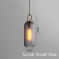 Suspension Loft en verre design | Marco Lucetti D - Fumé