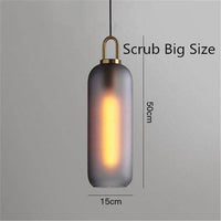 Suspension Loft en verre design | Marco Lucetti E - Fumé