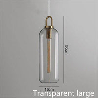 Suspension Loft en verre design | Marco Lucetti E - Transparent
