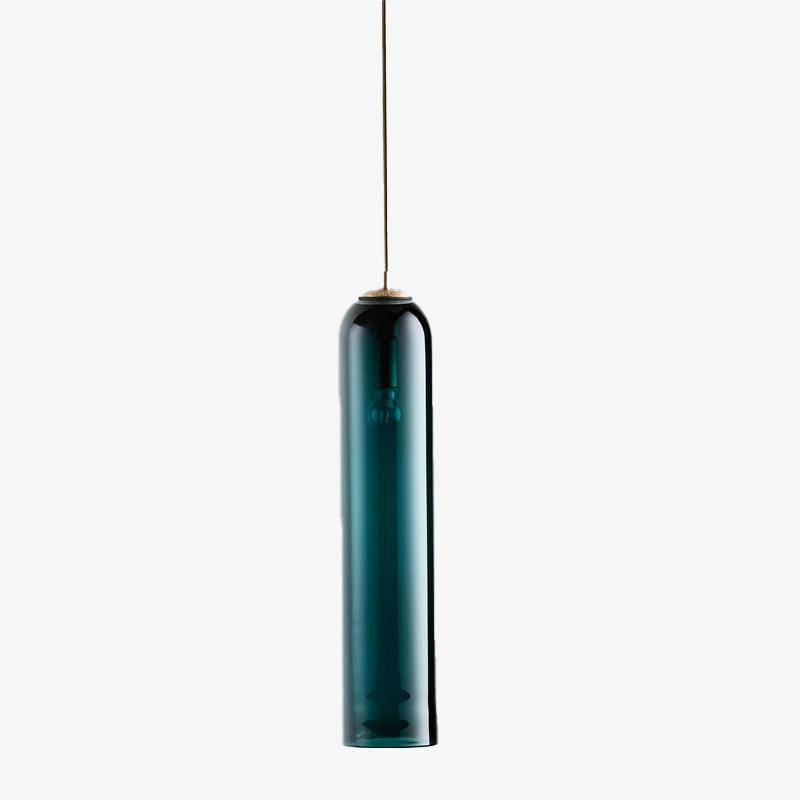 Suspension Loft en verre fondu coloré avec LED | Marco Lucetti Vert