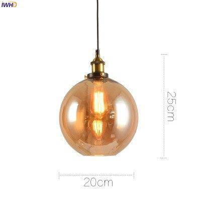 Suspension Loft en Verre | Marco Lucetti B / Ambré