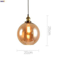 Suspension Loft en Verre | Marco Lucetti B / Ambré