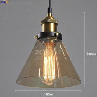 Suspension Loft en Verre | Marco Lucetti D / Ambré