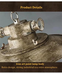 Suspension Loft Industrielle Américaine Anti-Déflagrante LED Fer Barcafé | Marco Lucetti