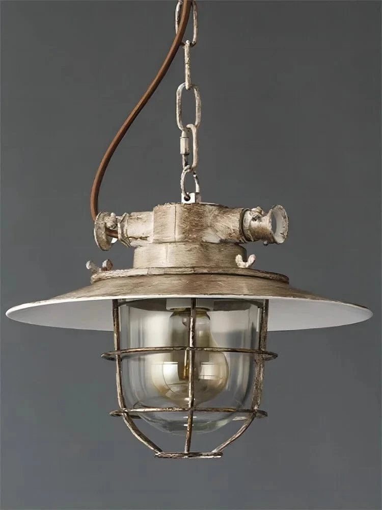 Suspension Loft Industrielle Américaine Anti-Déflagrante LED Fer Barcafé | Marco Lucetti