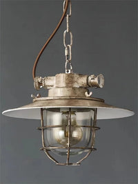 Suspension Loft Industrielle Américaine Anti-Déflagrante LED Fer Barcafé | Marco Lucetti