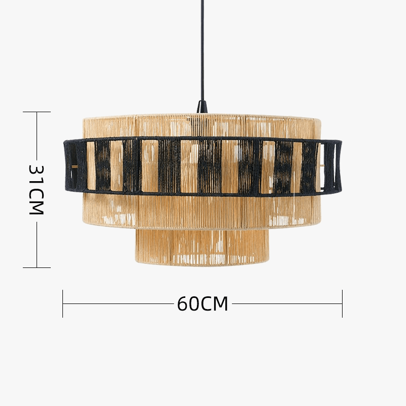 Suspension LOFT Japonais en Bambou Design | Marco Lucetti