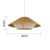 Suspension LOFT Japonais en Bambou Design | Marco Lucetti D80CM
