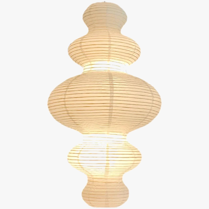 Suspension Loft Japonaise en Papier Style Noguchi - Inspiration Nordique