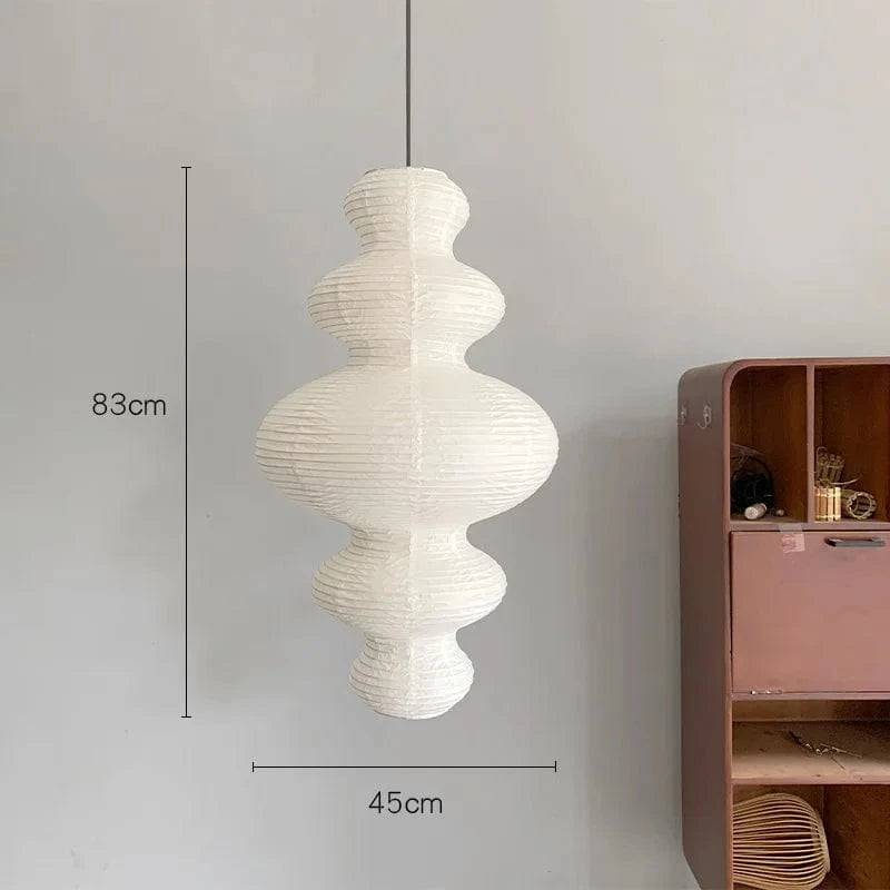 Suspension Loft Japonaise en Papier Style Noguchi - Inspiration Nordique | Marco Lucetti Lampe suspendue