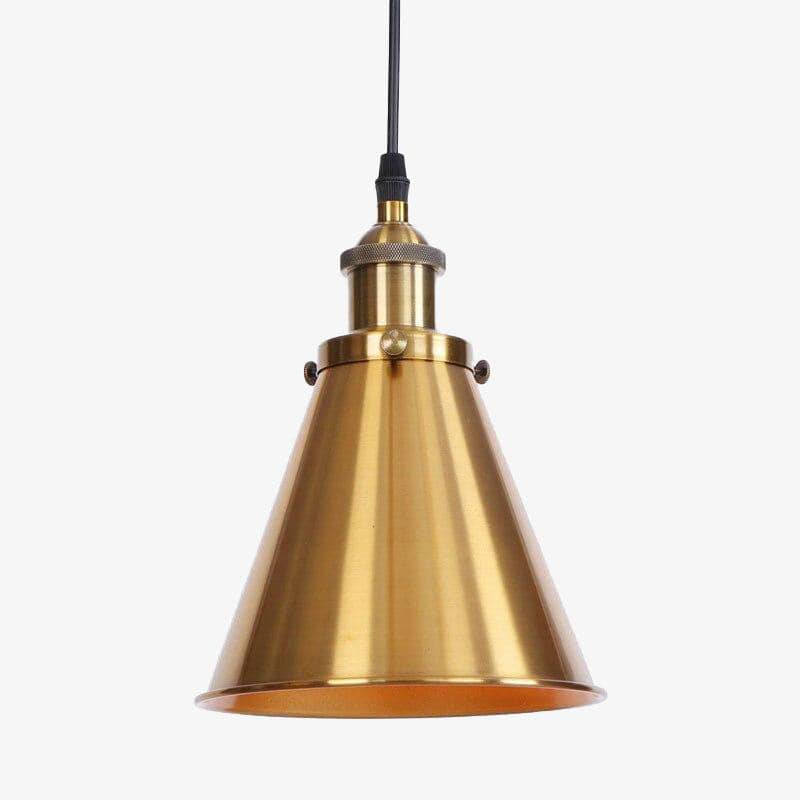 Suspension Loft LED Conique Hightech | Marco Lucetti Doré