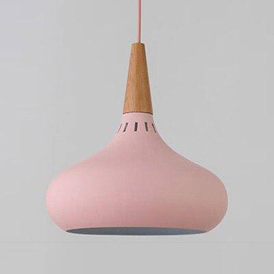 Suspension Loft LED en métal et bois | Marco Lucetti Rose / 28cm