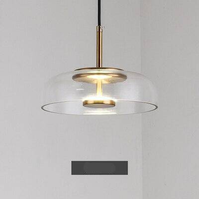 Suspension Loft LED en verre fumé - Design Arrondi | Marco Lucetti Transparent / Froide