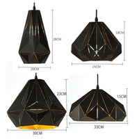 Suspension Loft métal design noir | Marco Lucetti