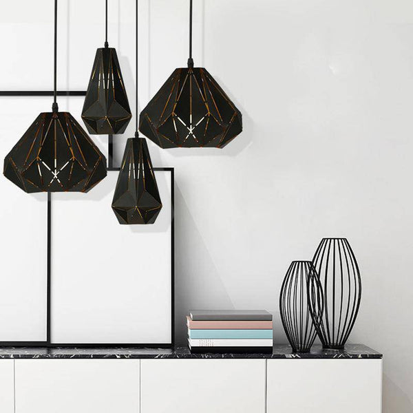 Suspension Loft métal design noir | Marco Lucetti