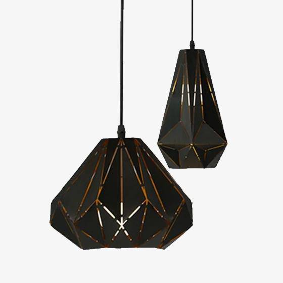 Suspension Loft métal design noir | Marco Lucetti