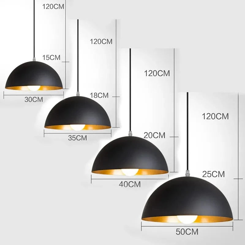 Suspension Loft Rétro Demi Boule | Marco Lucetti