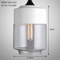 Suspension Loft : Style Moderne en Verre et Métal | Marco Lucetti Blanc - Transparent - B
