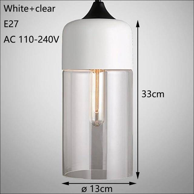 Suspension Loft : Style Moderne en Verre et Métal | Marco Lucetti Blanc - Transparent - E