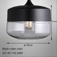 Suspension Loft : Style Moderne en Verre et Métal | Marco Lucetti Noir - Transparent - C