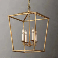 Suspension Loft Vintage en Fer "Cage à Oiseaux" Moderne | Marco Lucetti