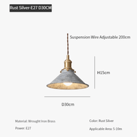 Suspension Loft Vintage Industrielle avec Abat-Jour en Métal | Marco Lucetti