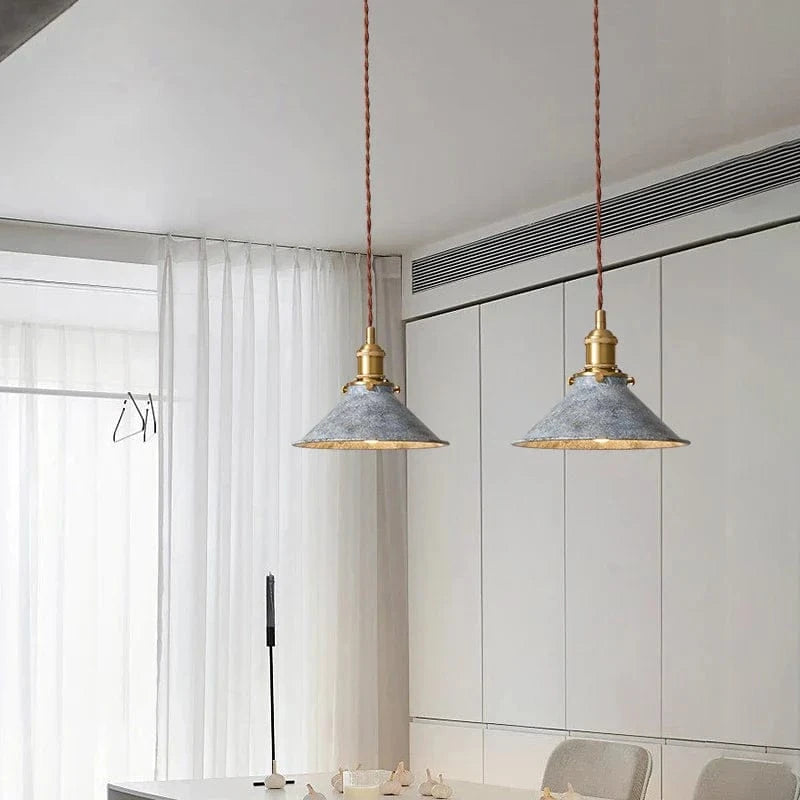 Suspension Loft Vintage Industrielle avec Abat-Jour en Métal | Marco Lucetti