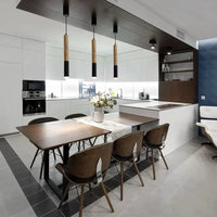 Suspension Long Tube LED 7W dans un style nordique pour salle à manger/salon/cuisine île boutique bar café | Marco Lucetti