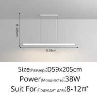 Suspension longue parfaite pour vos restaurants | Marco Lucetti