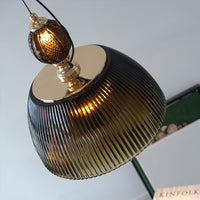 Suspension Lorm - Style rétro avec abat-jour en verre | Marco Lucetti