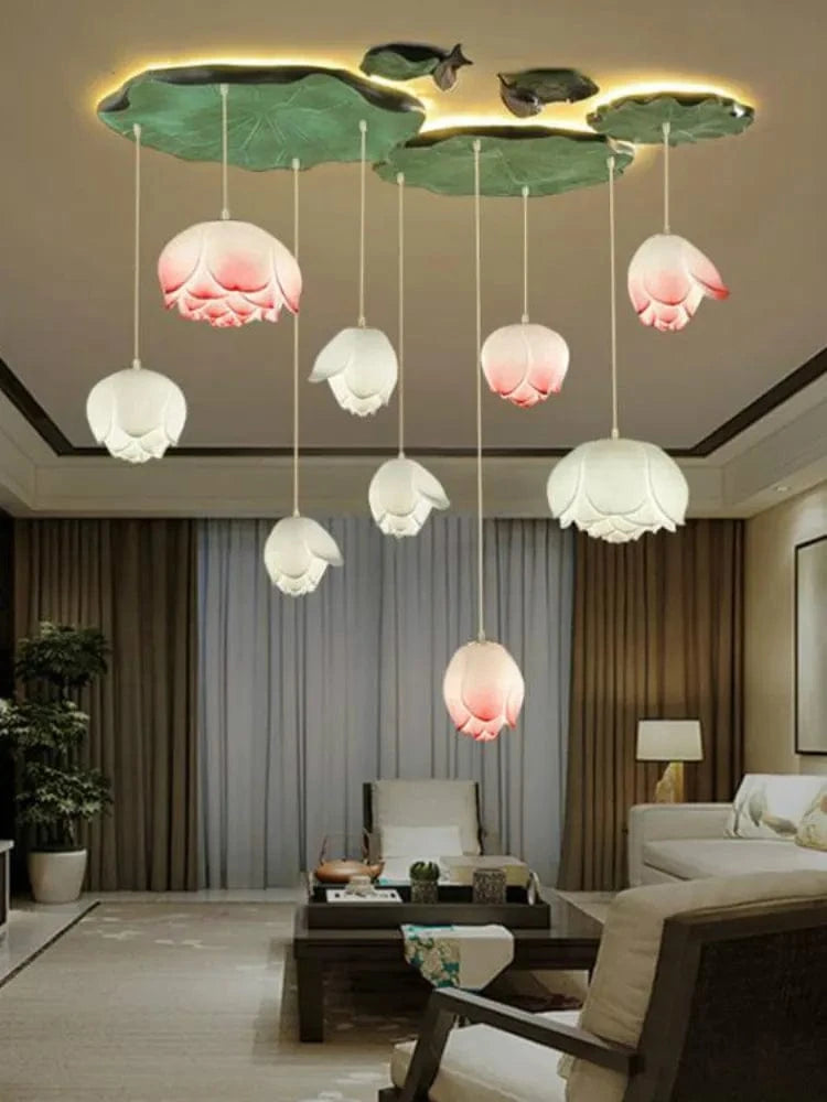 Suspension Lotus LED Vintage | Marco Lucetti