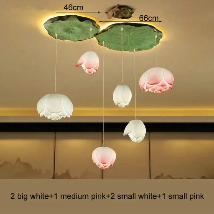 Suspension Lotus LED Vintage | Marco Lucetti 6 têtes