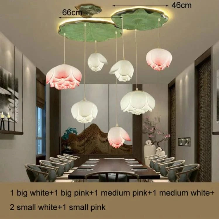 Suspension Lotus LED Vintage | Marco Lucetti 7 têtes