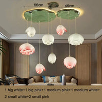 Suspension Lotus LED Vintage | Marco Lucetti 8 têtes