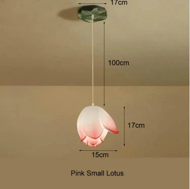 Suspension Lotus LED Vintage | Marco Lucetti Rose Dia15cm