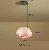 Suspension Lotus LED Vintage | Marco Lucetti Rose Dia20cm