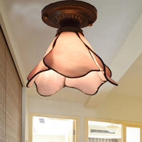 Suspension Lotus Vintage - Lumin'Home | Marco Lucetti Plafond-rose-D19cm