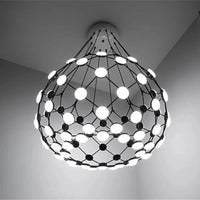 Suspension Lumière Postmoderne Créatif Noir & Blanc Pièces d'Échecs | Marco Lucetti