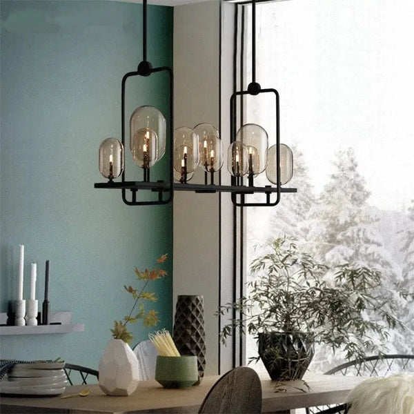 Suspension Lumière Verre Industriel Vintage | Marco Lucetti