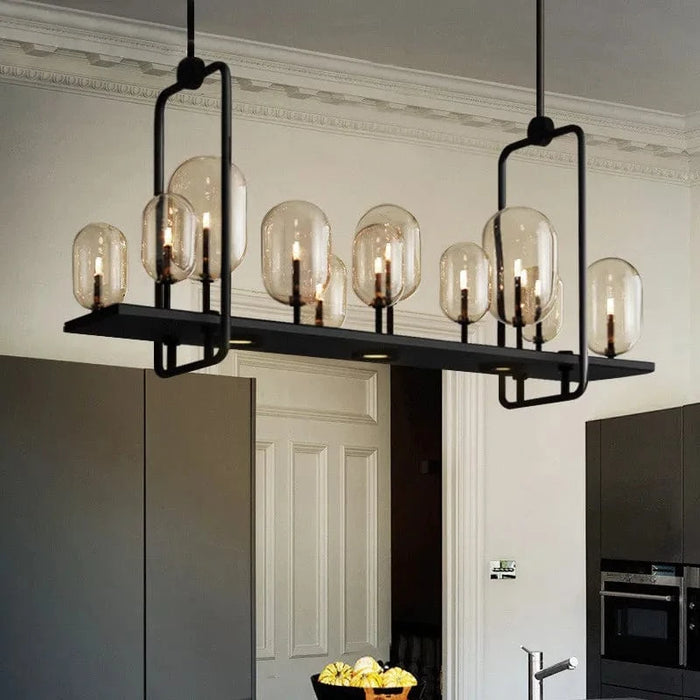 Suspension Lumière Verre Industriel Vintage | Marco Lucetti