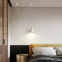  Suspension Lumières à Poulie de Levage - Lustres Mobiles LED Pour Salle à Manger et Salon - Adornos Para Habitacion | Marco Lucetti