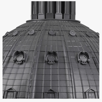 Suspension Lumières Italie Rétro en Résine Led St Paul's Église pour Salon Chambre Hôtel Hall Decor Luminaires | Marco Lucetti