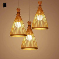 Suspension Luminaire Bambou Osier Rotin - Style Asiatique Chinois et Japonais | Marco Lucetti