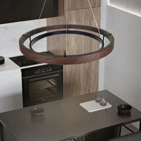 Suspension luminaire bois naturel minimalistic | Marco Lucetti