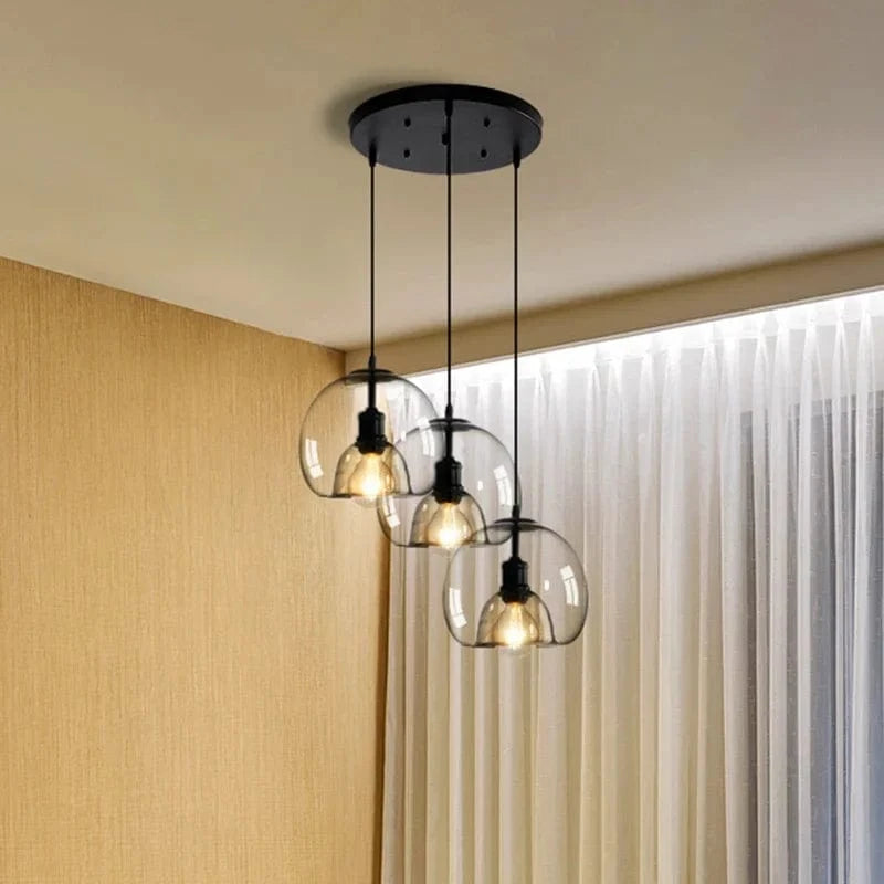 Suspension Luminaire Boule en Verre Moderne pour Décoration Intérieure | Marco Lucetti
