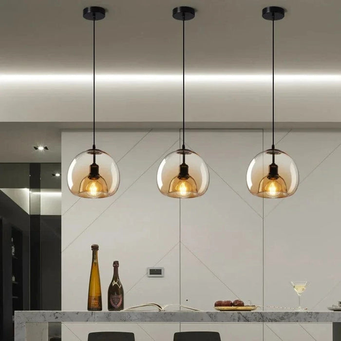 Suspension Luminaire Boule en Verre Moderne pour Décoration Intérieure | Marco Lucetti