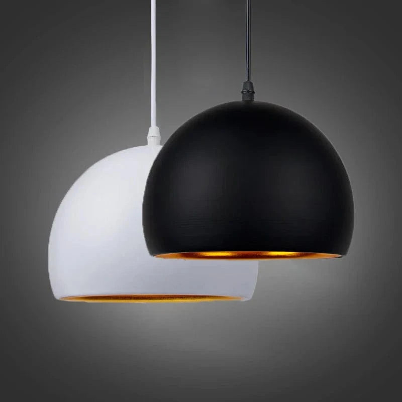 Suspension luminaire boule  pour café et restaurant | Marco Lucetti Noir / Diamètre 200mm